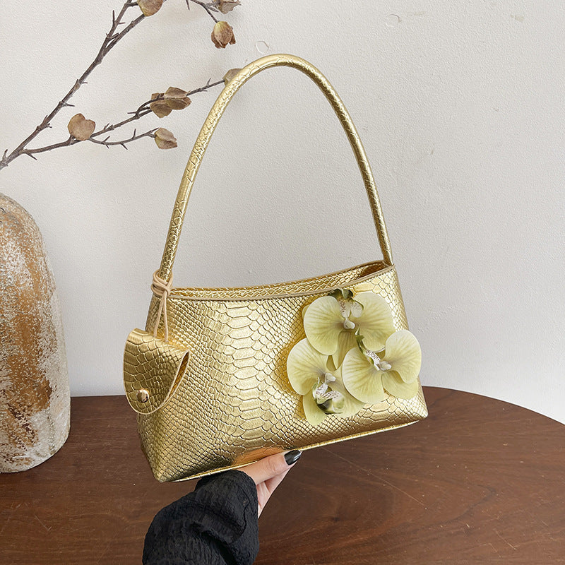 Floral Accent Handbag