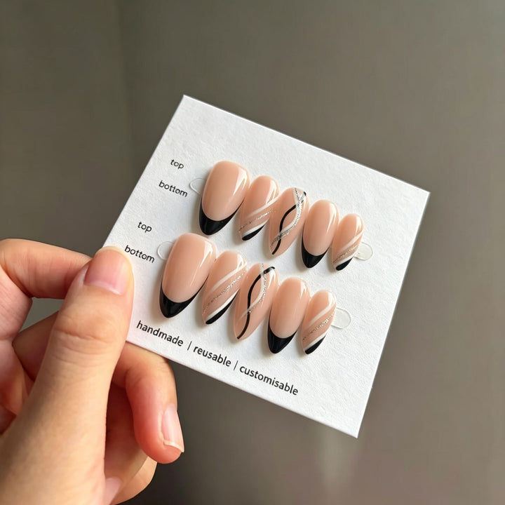 Customizable Artisanal Press-On Nail Set