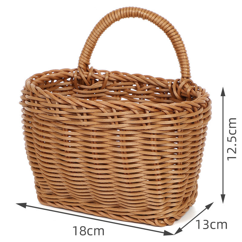 Handwoven Storage Basket with Sturdy Handle Stornfield