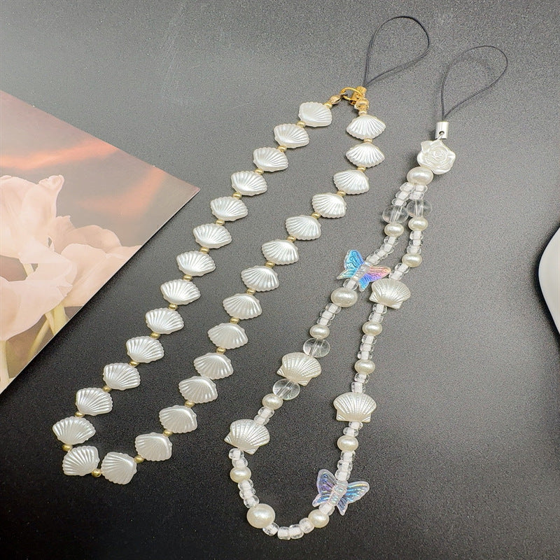 Shell-Inspired Beaded Necklace Stornfield