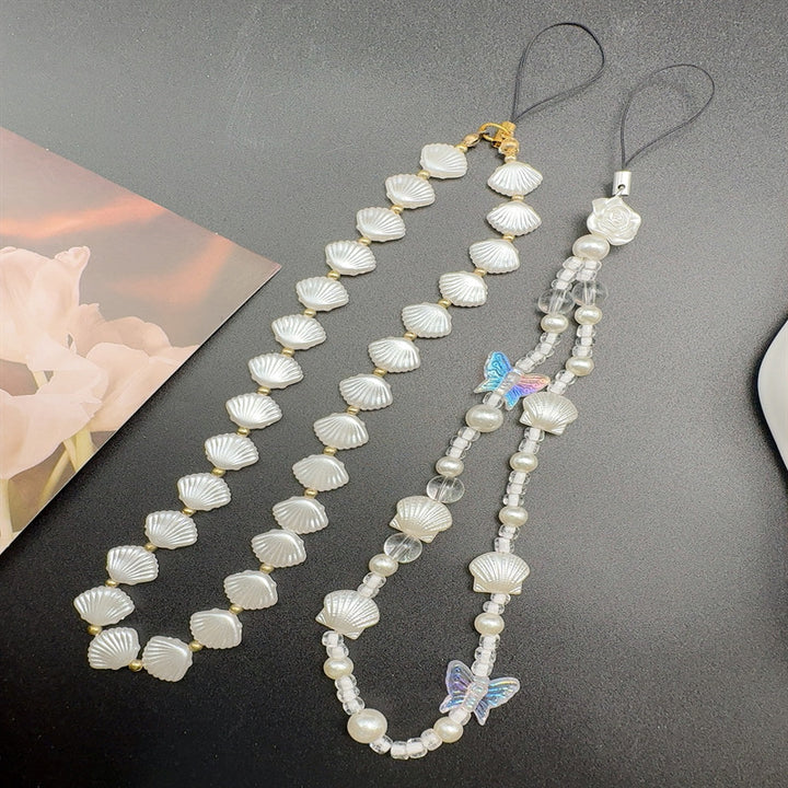 Shell-Inspired Beaded Necklace Stornfield