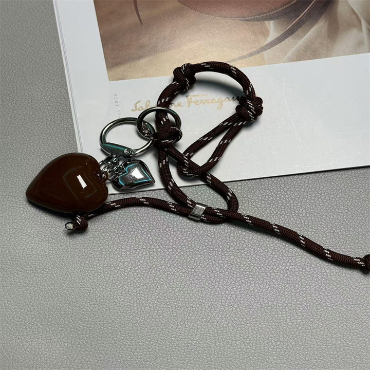 Heart-Shaped Decorative Keychain Stornfield