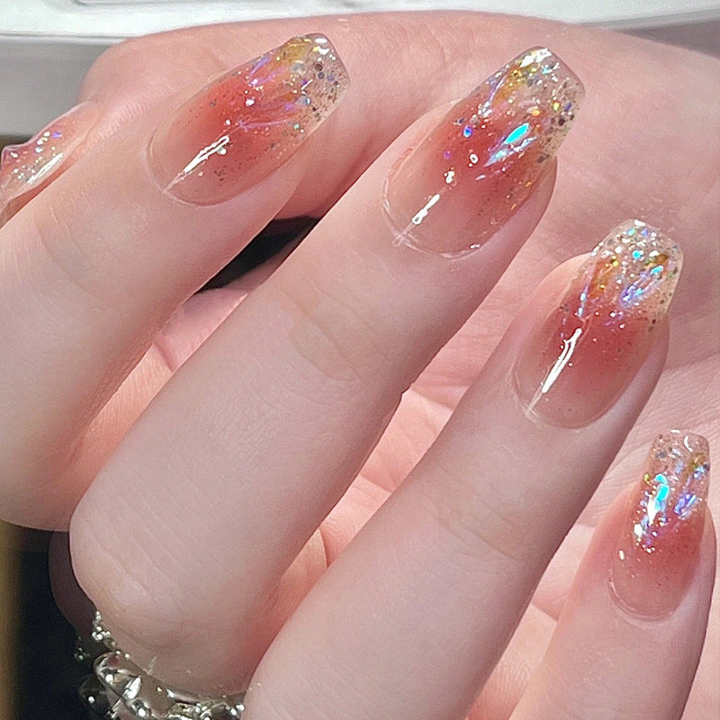 Festive Holiday Themed Press-On Nail Art Stornfield