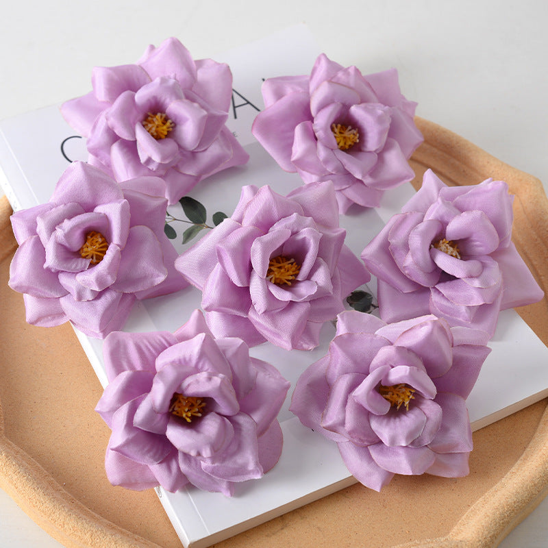 Elegant Fabric Flower Hair Clusters