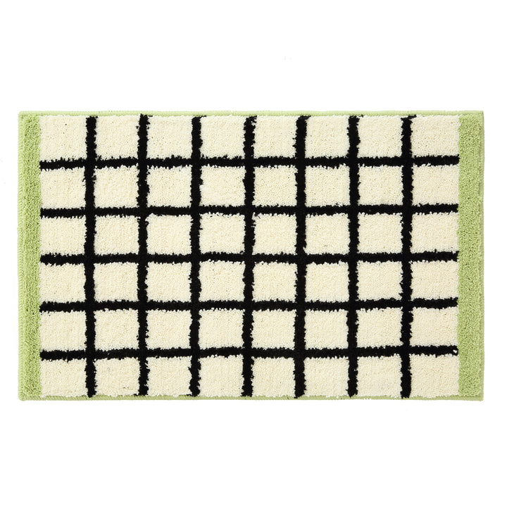 Modern Checkerboard Indoor Welcome Mat