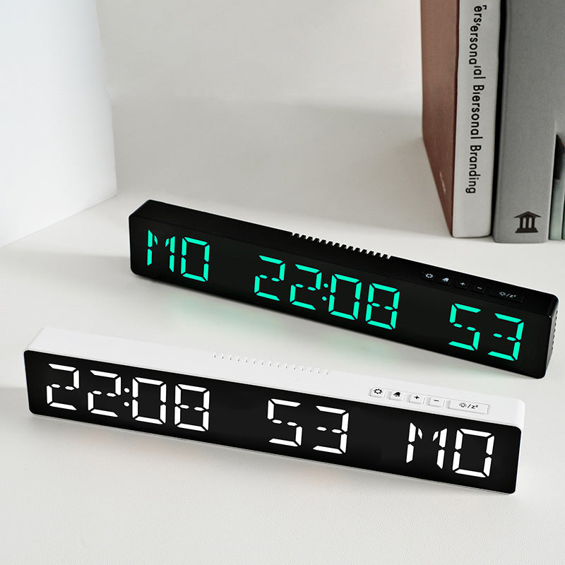 Digital wall clock with large LED display Stornfield