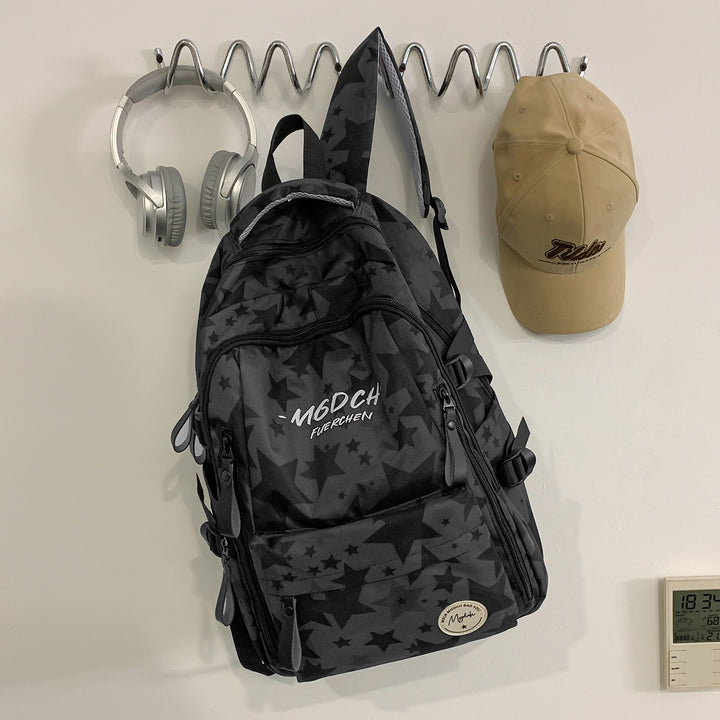 Stylish Star-Patterned Casual Backpack Stornfield 1791205930