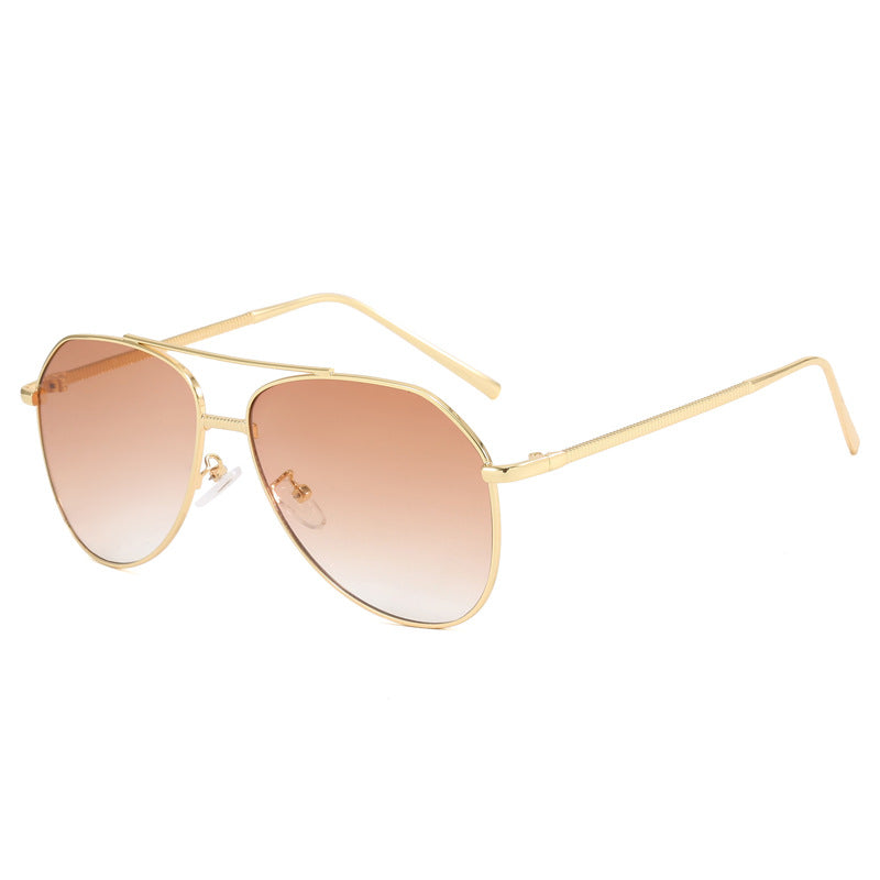Ladies trendy aviator sunglasses with subtle gradient Stornfield