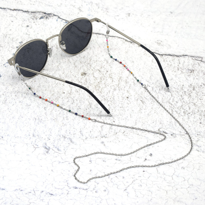 Vibrant Multi-Colored Beaded Eyewear Chain Stornfield