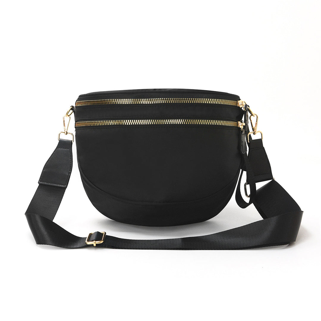 Shoulder bag with stylish check pattern and spacious compartment system Stornfield