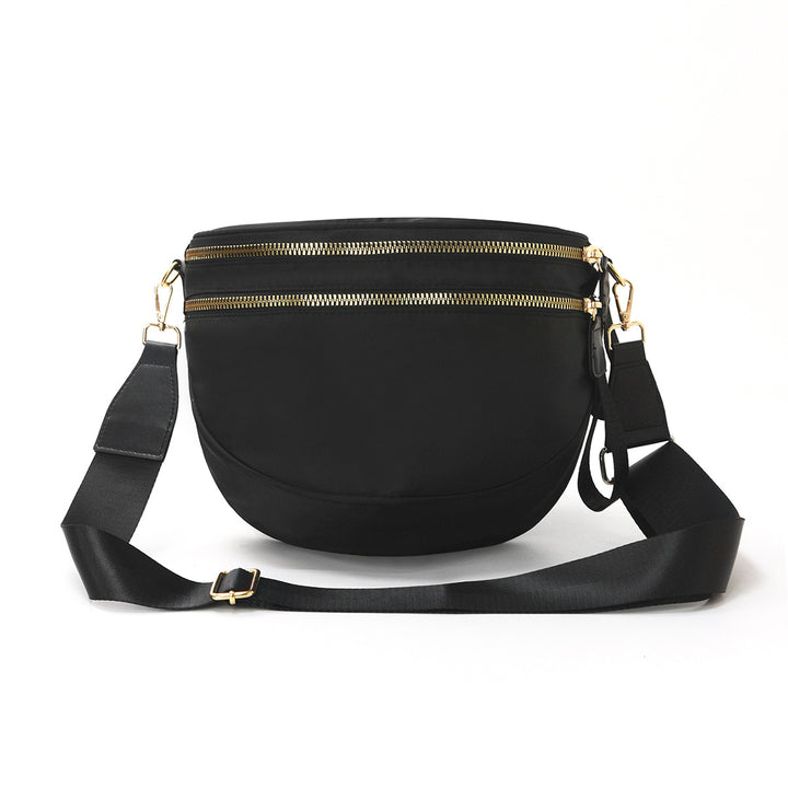 Shoulder bag with stylish check pattern and spacious compartment system Stornfield