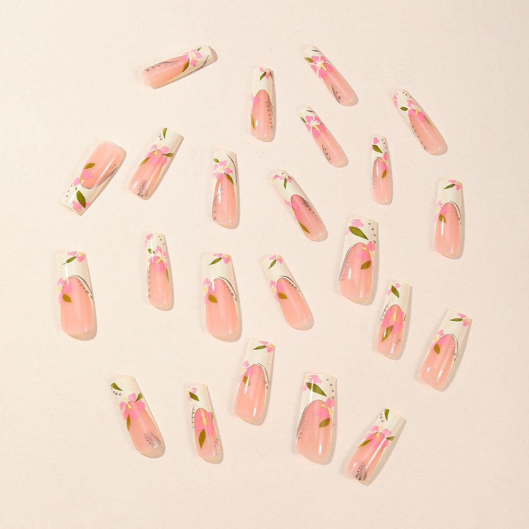 Floral Effect Nail Art Extensions Stornfield