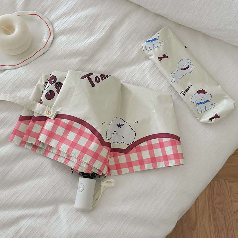 Women's Foldable Umbrella with Adorable Animal Design Stornfield