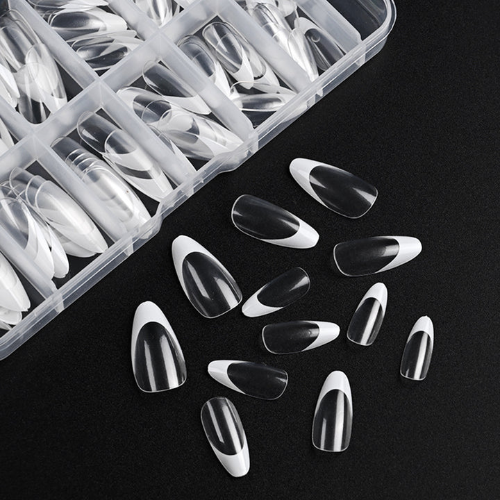 Half-Moon French Tip Nail Tips Collection Stornfield