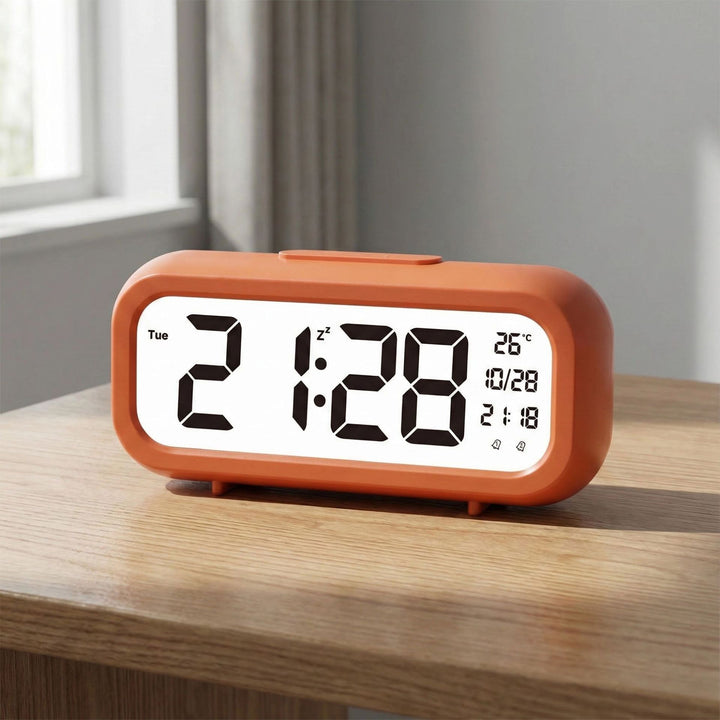 Digital alarm clock with temperature display and large LED display Stornfield