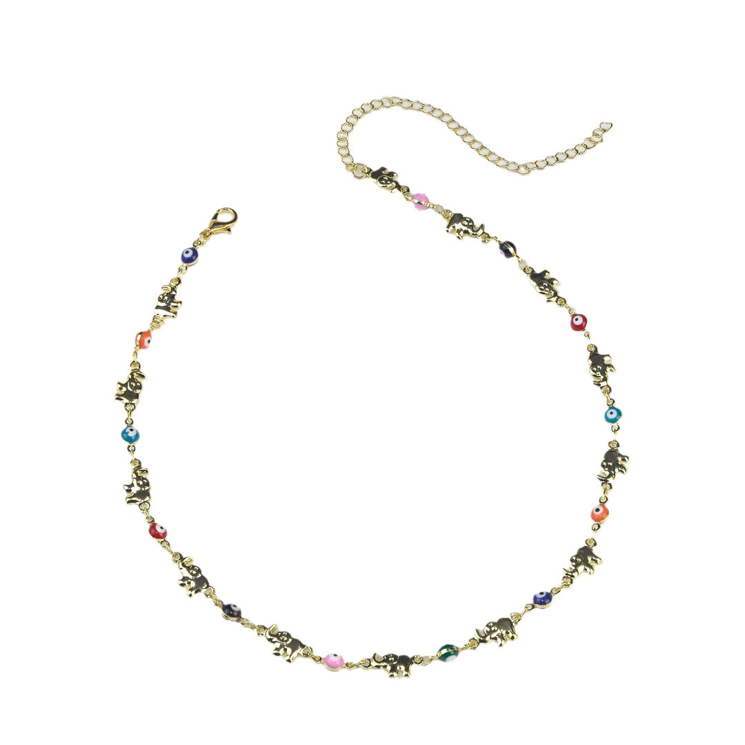 Colorful Elephant Charm Eyewear Chain Stornfield