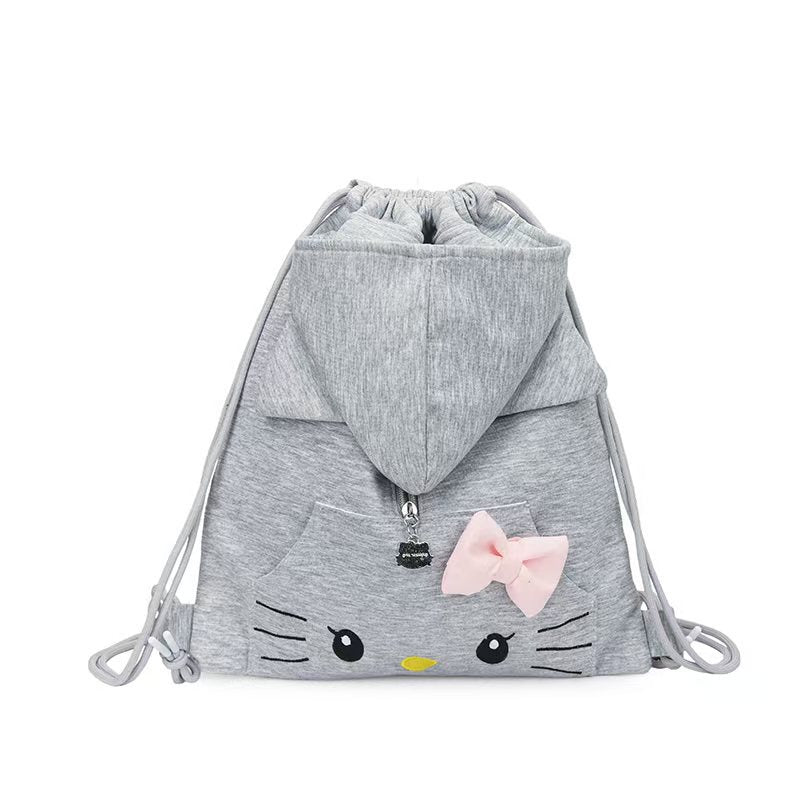 Whimsical Character Drawstring Backpack Stornfield