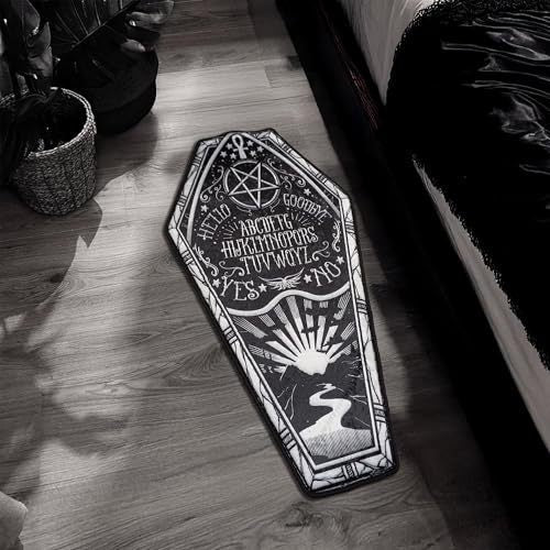 Skeleton-Themed Area Rug