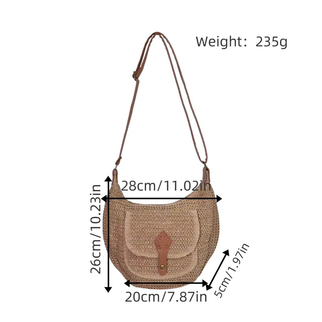 Shoulder bag with leather accents Stornfield
