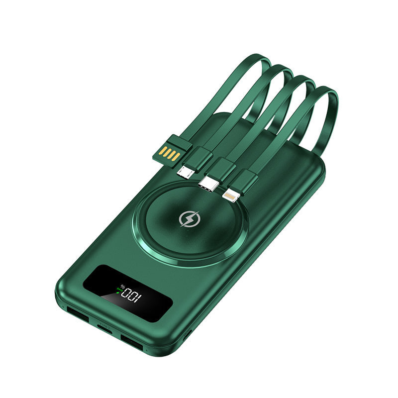 Portable power bank with multifunctional charging cable and digital display Stornfield