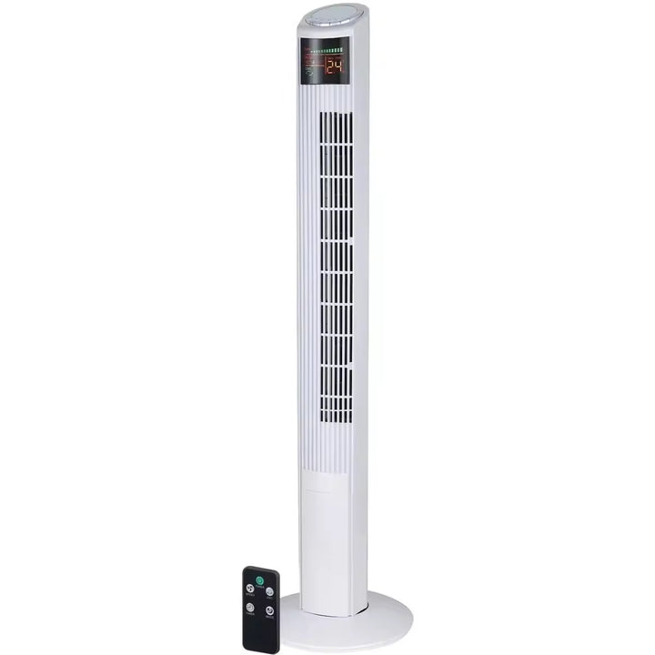 Cooling vertical oscillating tower fan with digital LED display and remote control Stornfield
