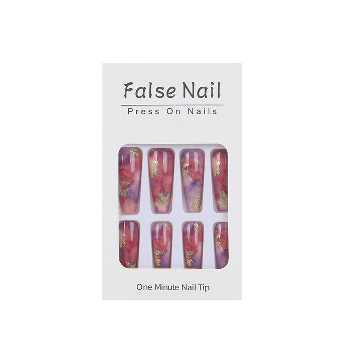 Elegant artificial nails with glitter accents Stornfield