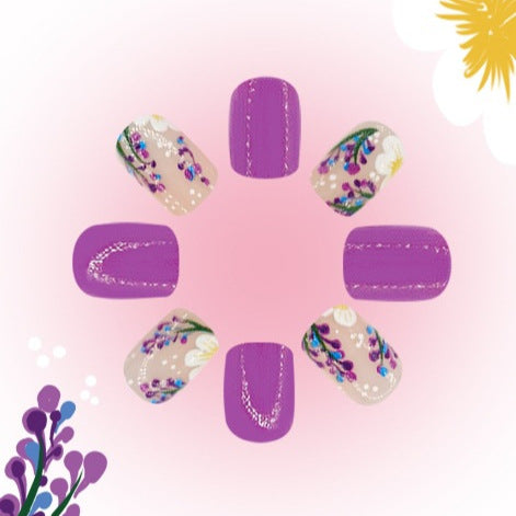 Floral Art Nail Enhancements Stornfield