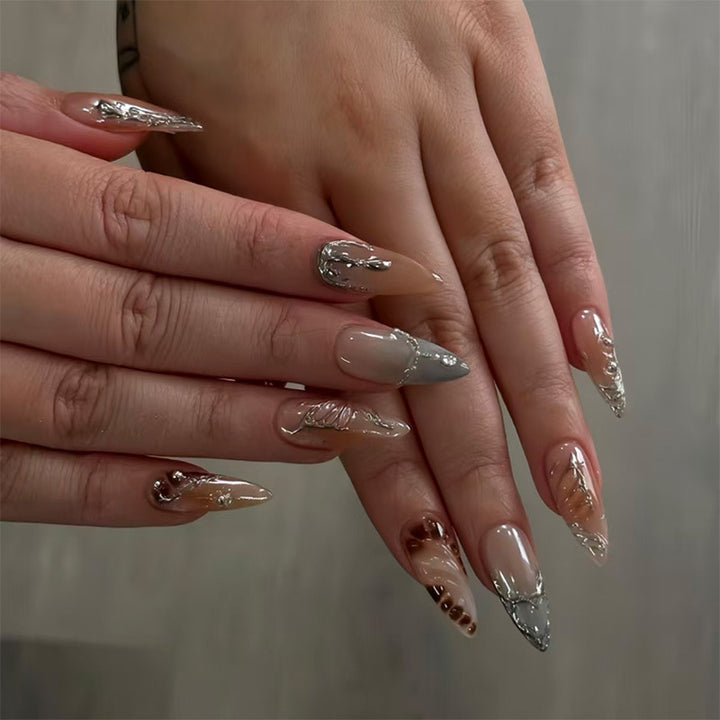 Elegant Stiletto Nail Art Extensions Stornfield