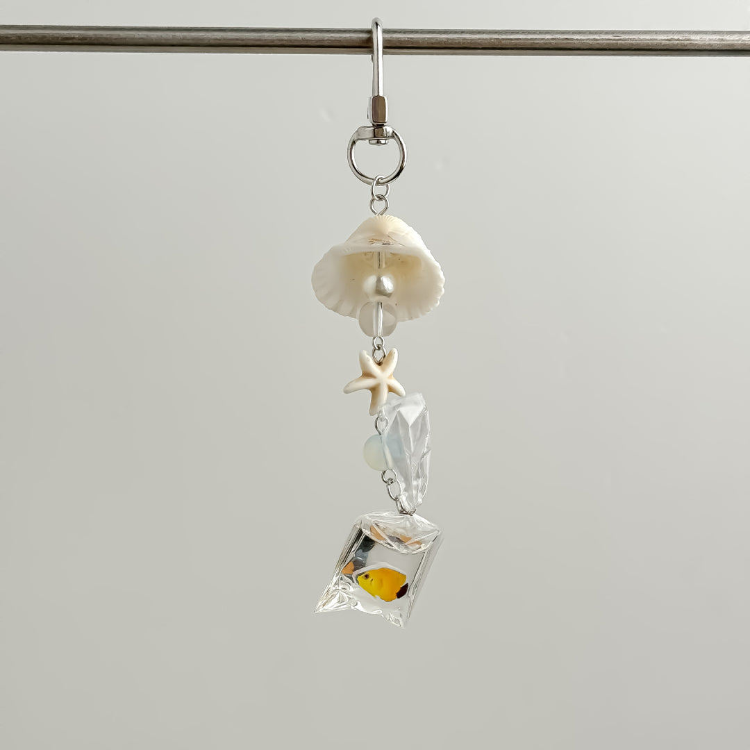 Decorative Sea-Inspired Charm Keychain Stornfield