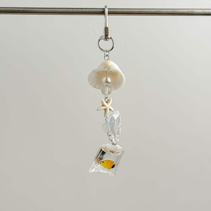 Decorative Sea-Inspired Charm Keychain Stornfield