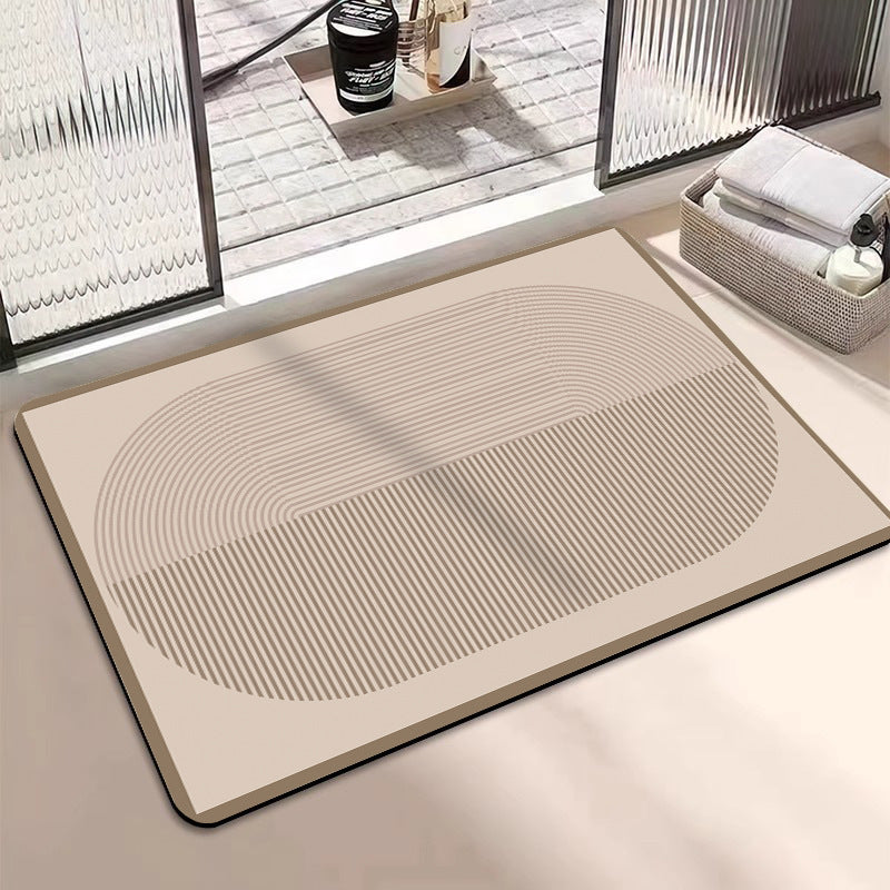 Geometric Pattern Soft Memory Foam Bath Mat Stornfield
