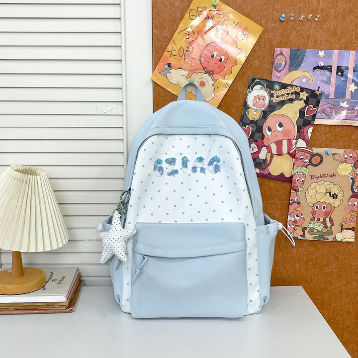 Cute Polka Dot Patterned Backpack Stornfield