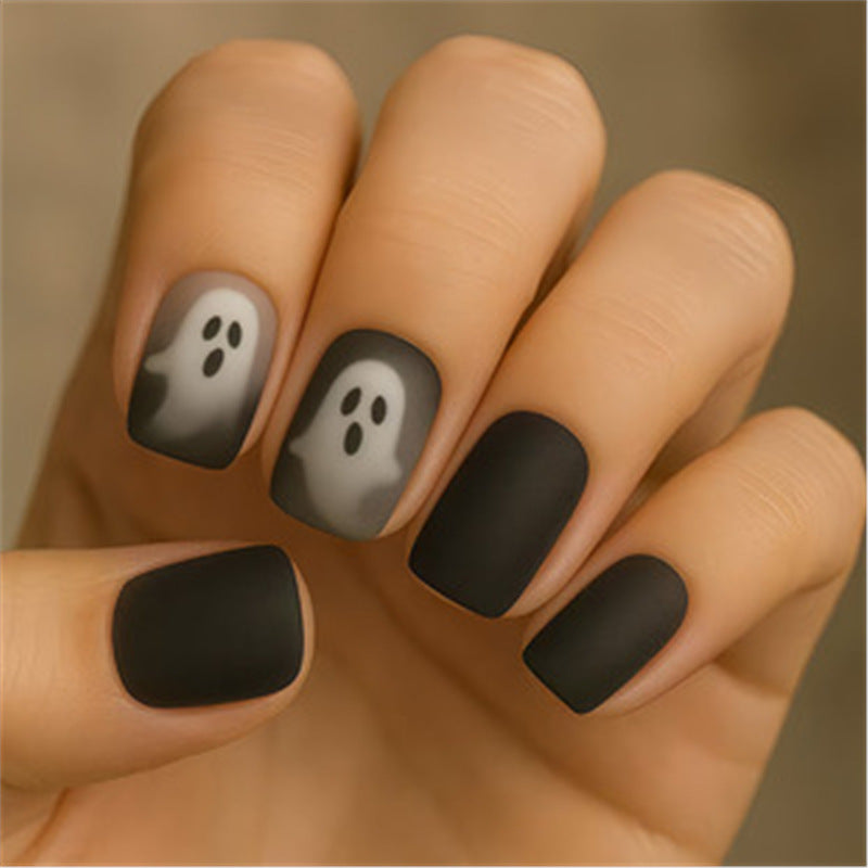 Artistic Press-On Nail Set with Premium Embellishments Stornfield