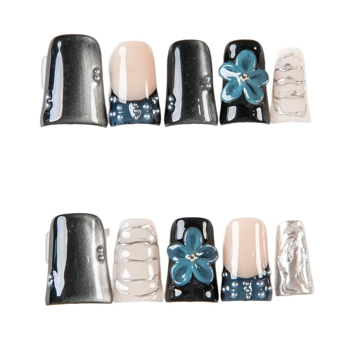 Artistic Press-On Nail Display