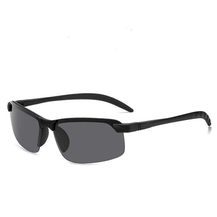 Men's sporty sunglasses with polarized lenses and flexible frame Stornfield