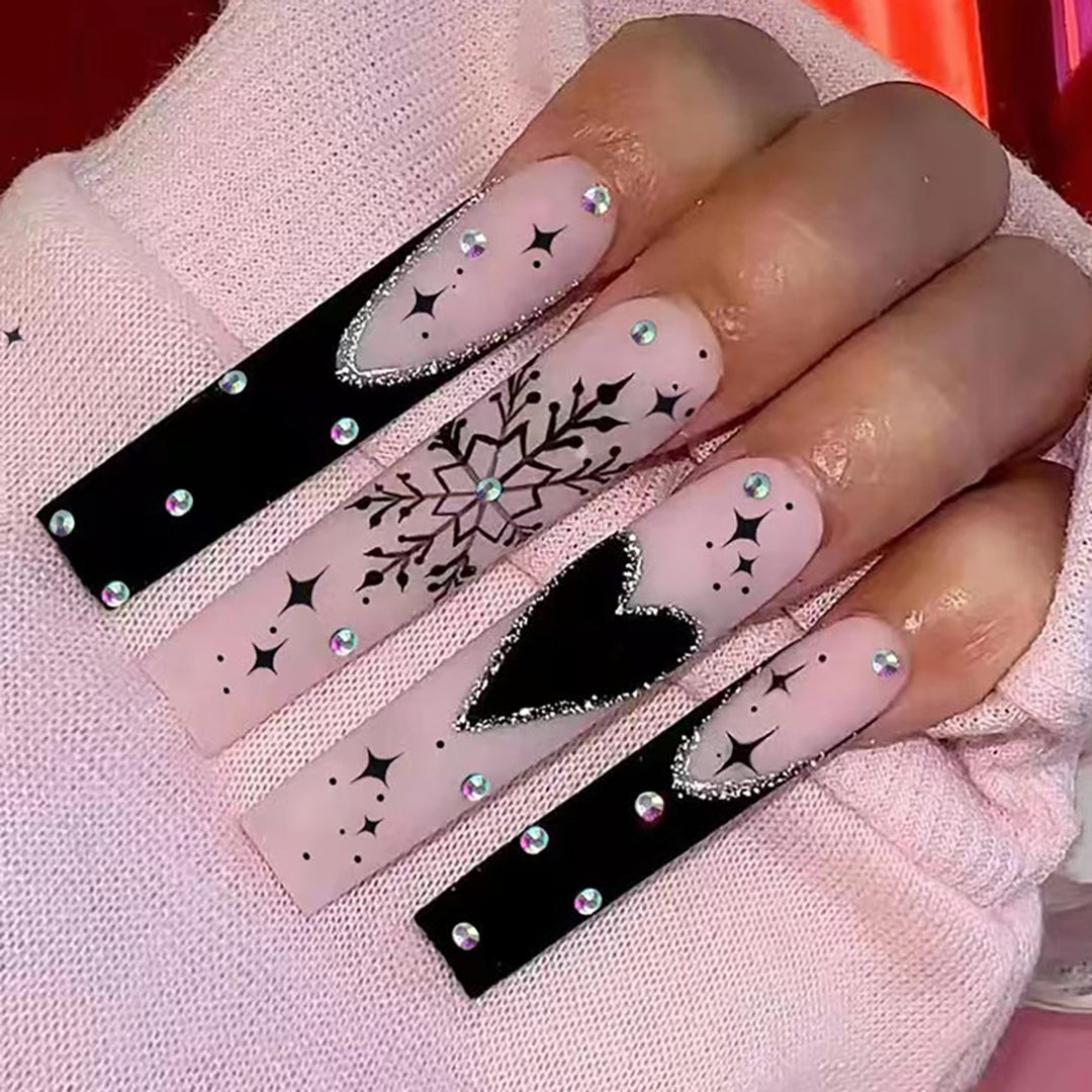 Glittery Stiletto Nail Art Set Stornfield
