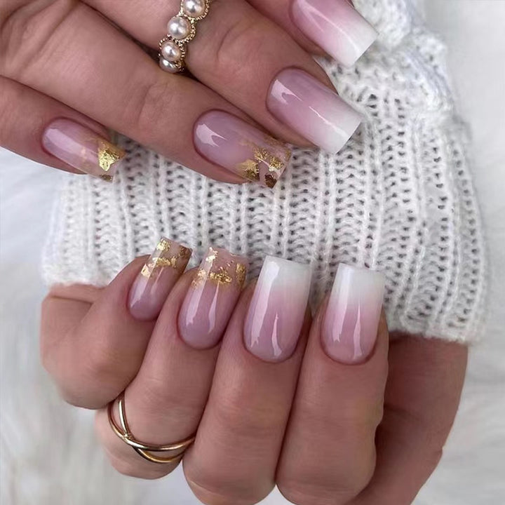 Stunning Ombre and Glitter Nail Extensions Stornfield