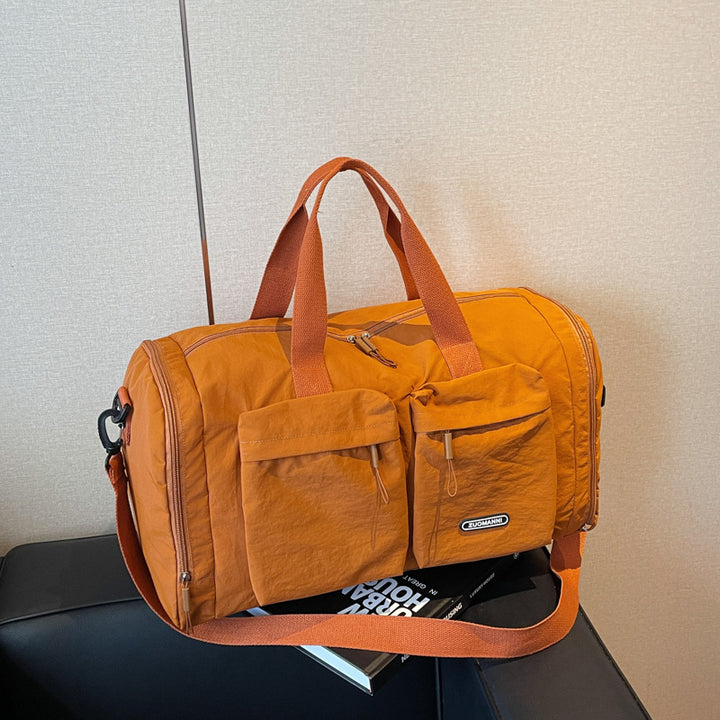Sporty Travel Bag With Several Exterior Pockets Stornfield