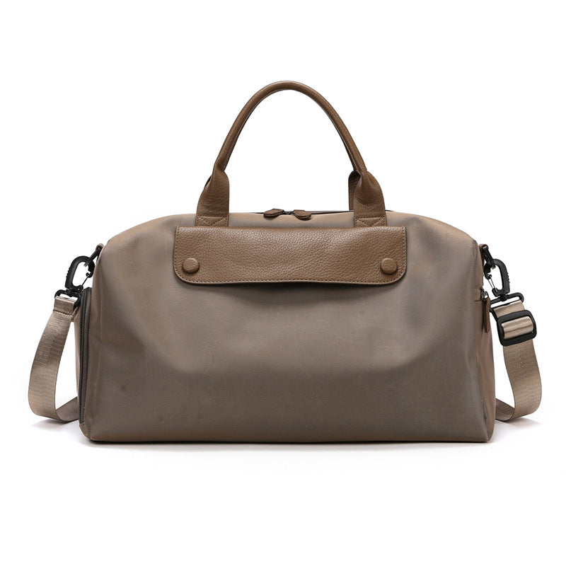 Stylish Leather-Like Travel Duffle