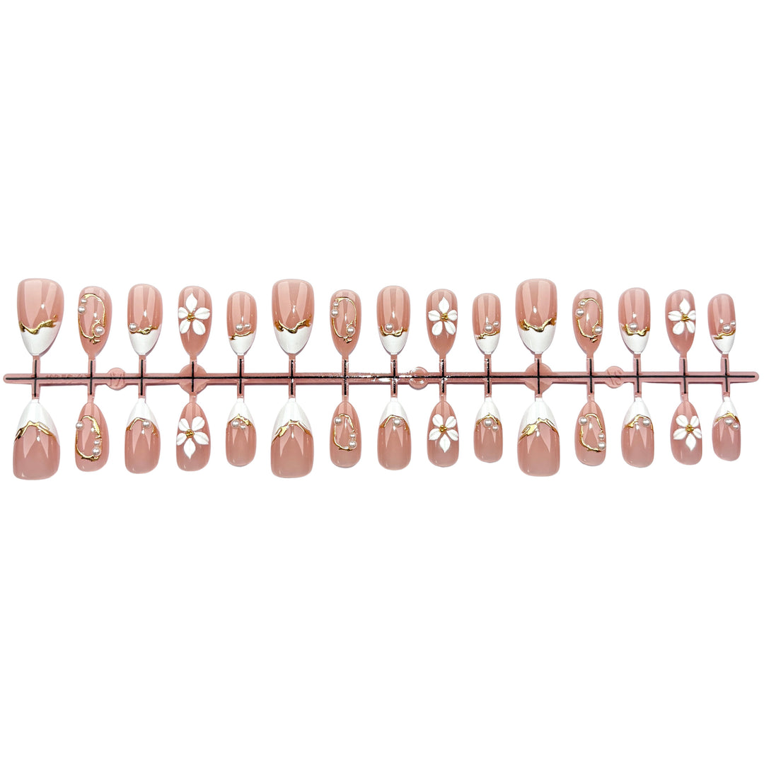 Artistic Decorative Press-On Nails