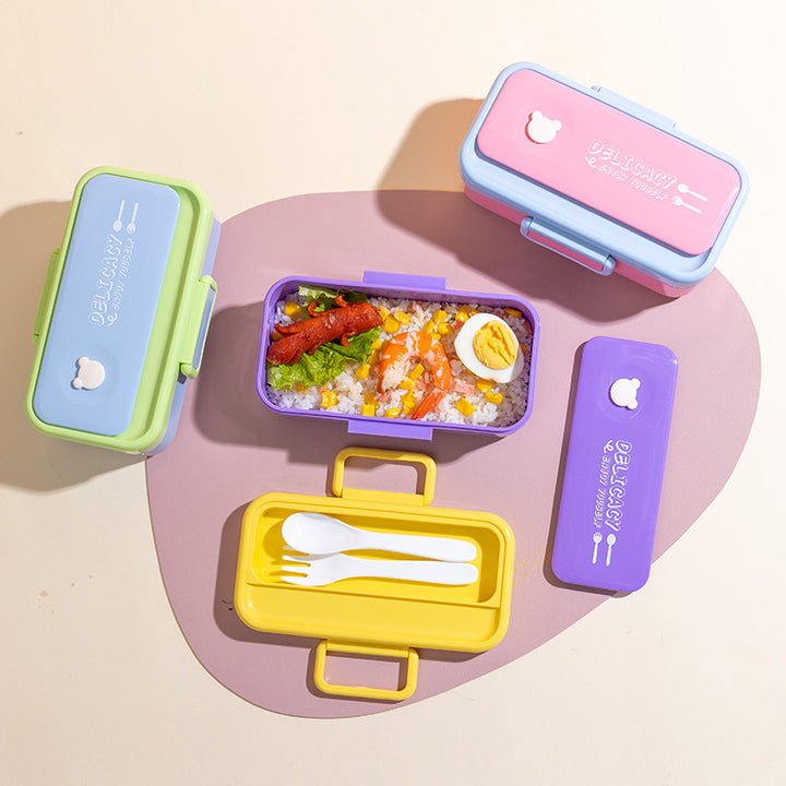Dual-Compartment Bento Lunch Box