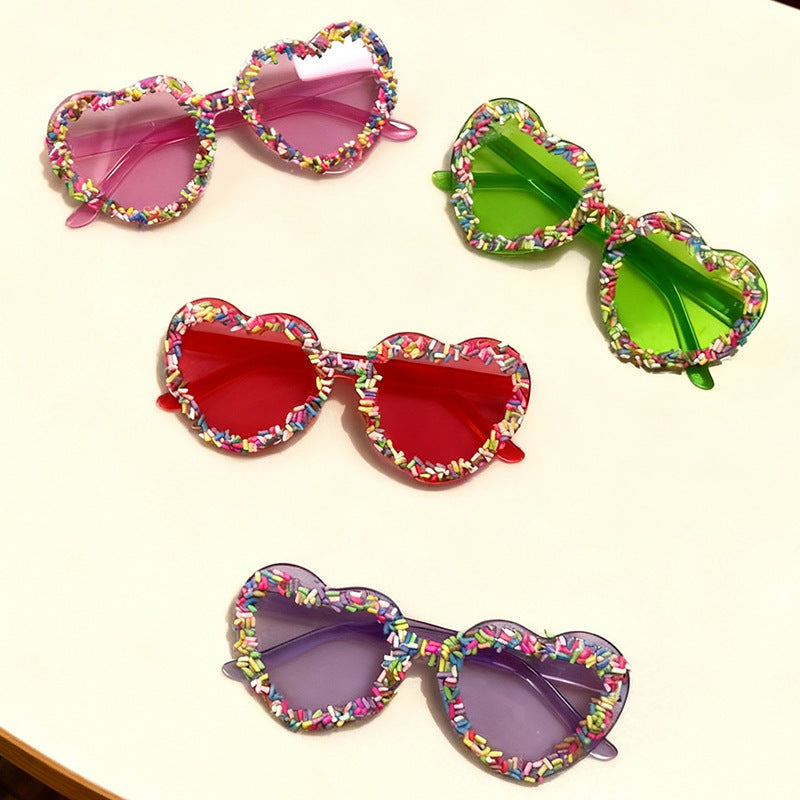 Fun and Colorful Heart-Shaped Sunglasses Stornfield