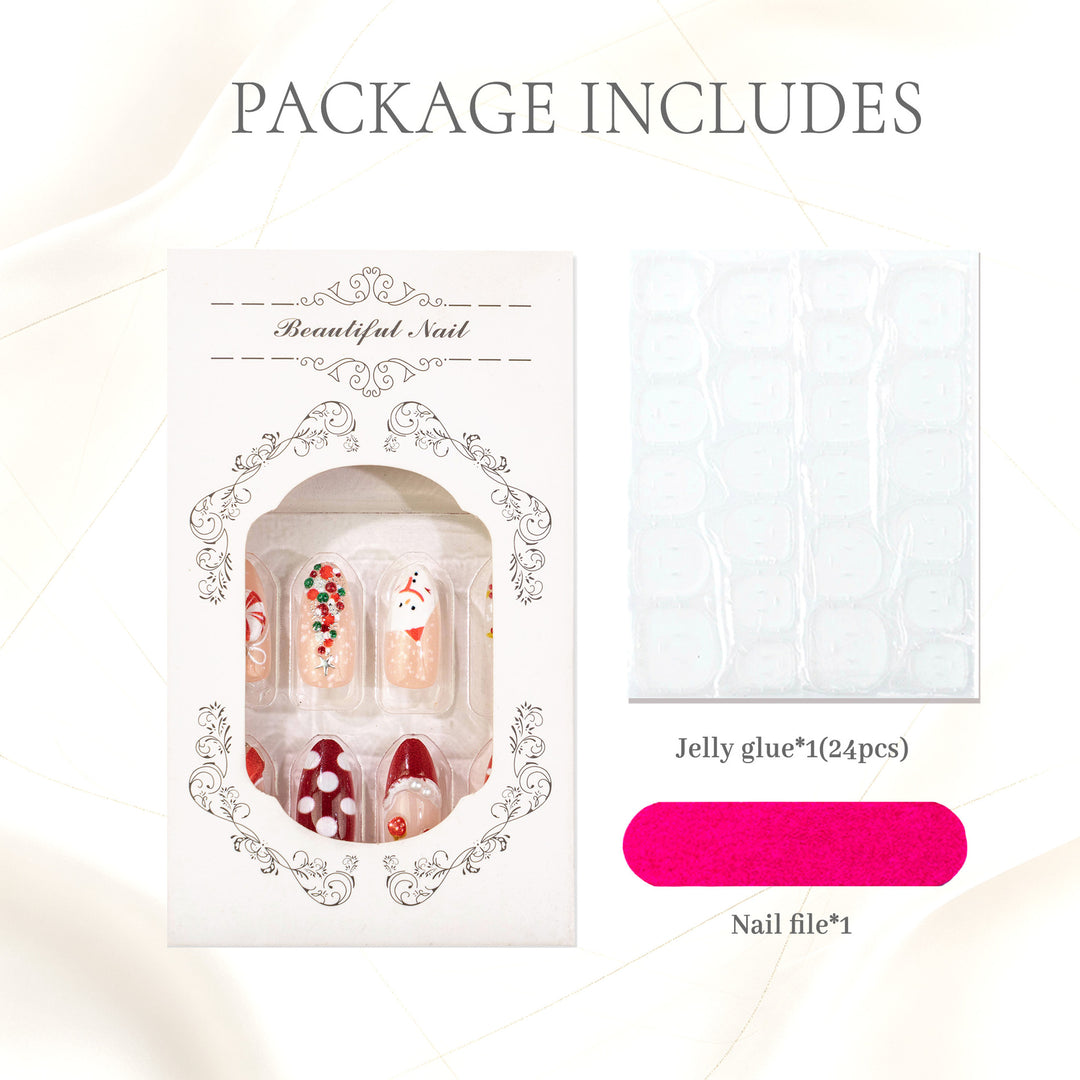 Festive Holiday Nail Art Set