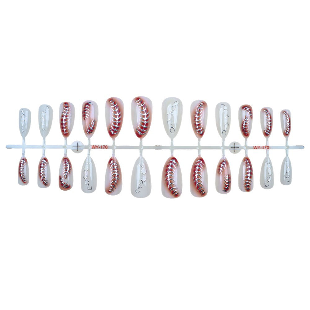 Elegant Decorative Press-On Nail Set Stornfield