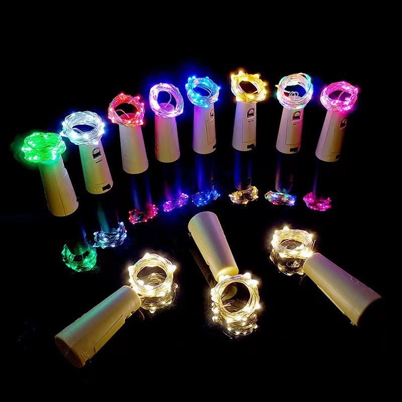 LED Bottle Stopper Fairy String Lights With Waterproof Battery Cap And Flexible Copper Wire Stornfield