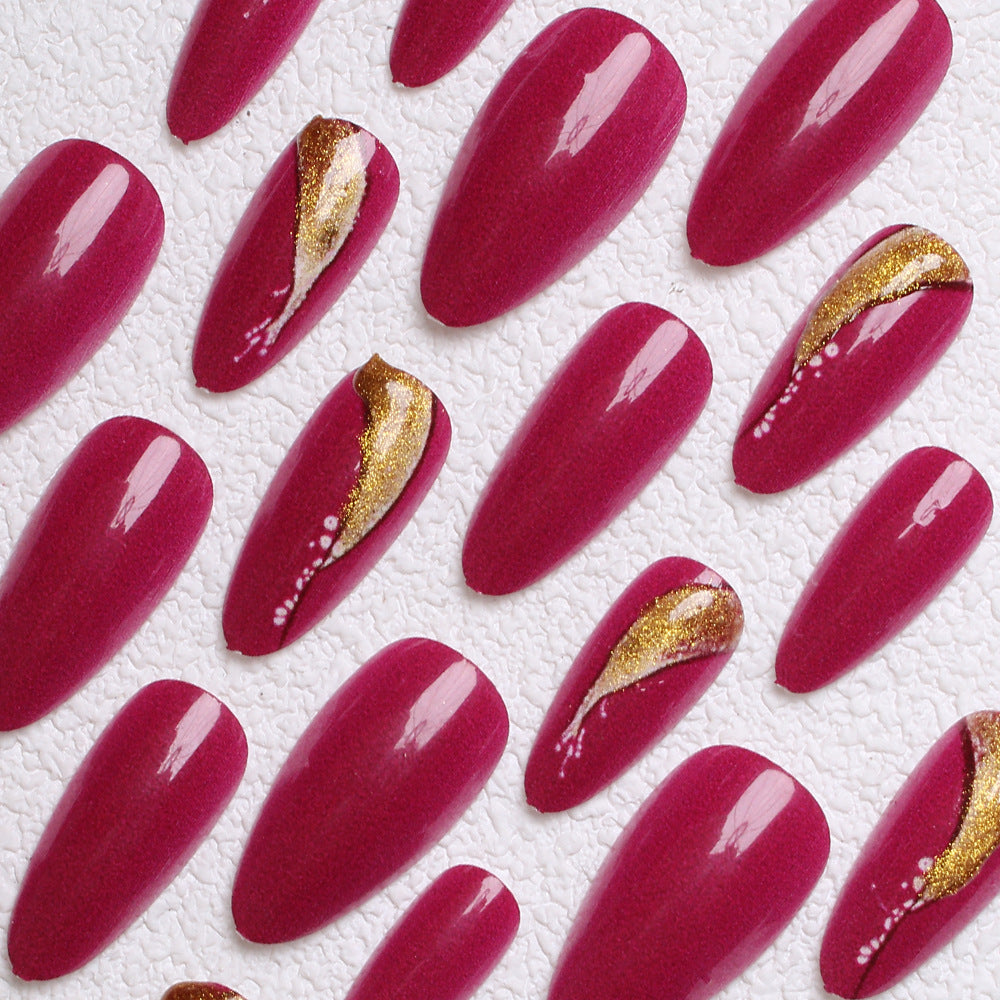 Elegant Stiletto Press-On Nail Art Stornfield