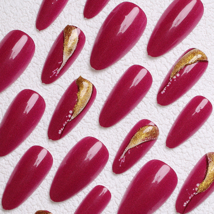 Elegant Stiletto Press-On Nail Art Stornfield