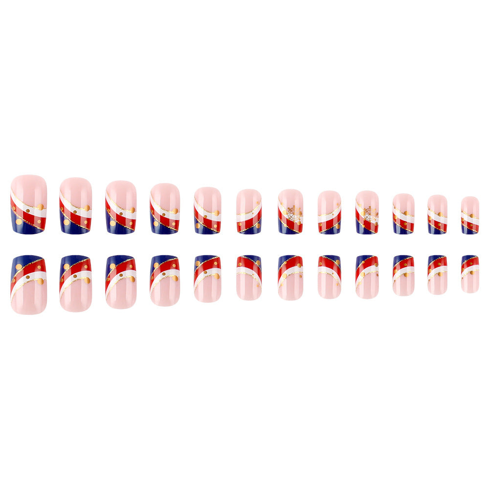 Nautical-Themed Press-On Nails Stornfield
