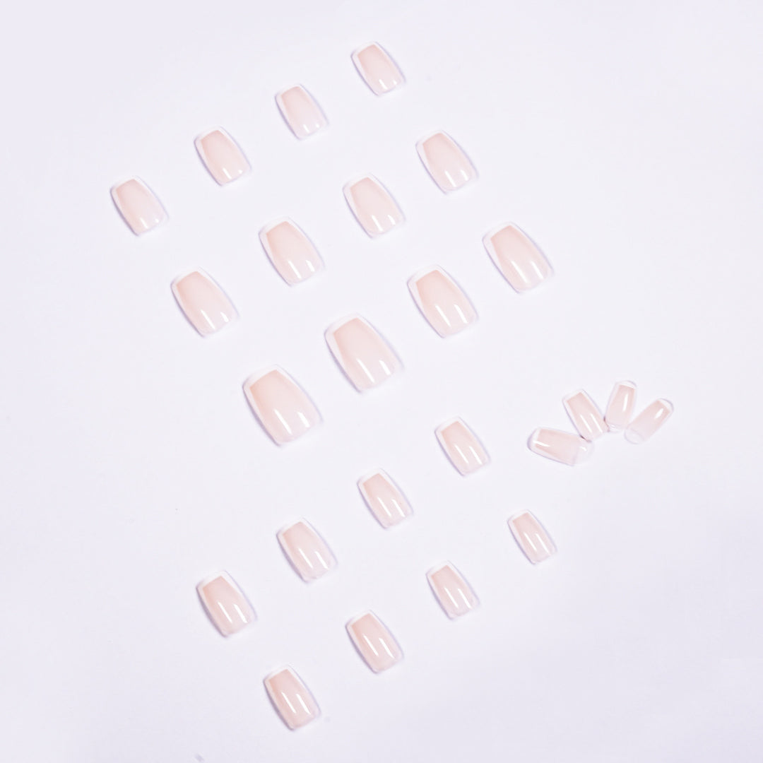 Elegant Nail Extensions with French Tip Stornfield