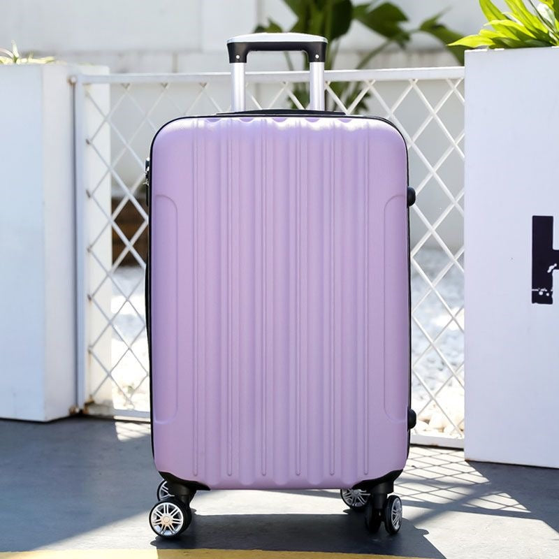 Hard shell suitcase with 360-degree wheel system and integrated safety feature Stornfield